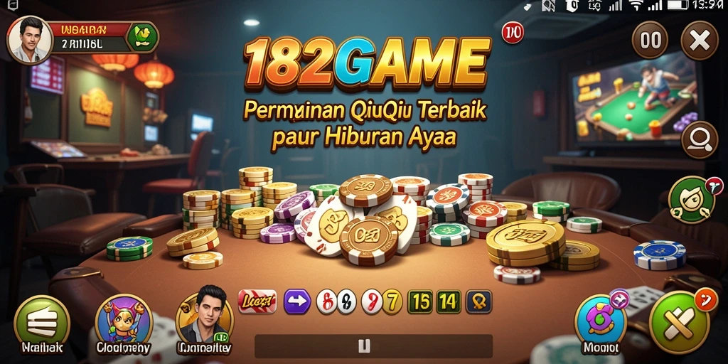 Tampilan gameplay QiuQiu yang menarik di 182GAME.