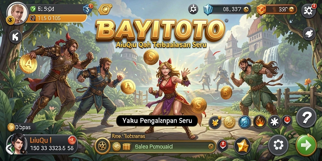 Screenshot utama BAYITOTO menampilkan gameplay seru QiuQiu.