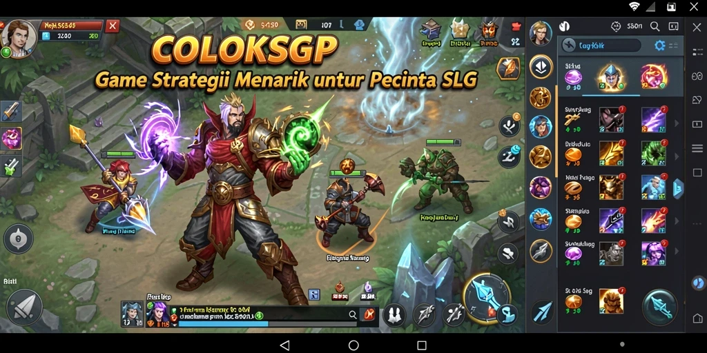 Screenshot COLOKSGP menampilkan seru dan strategisnya gameplay.