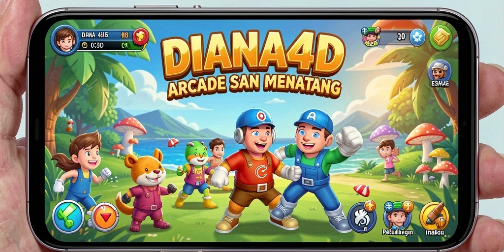 Tampilan menarik gameplay DIANA4D yang seru dan mengasyikkan.