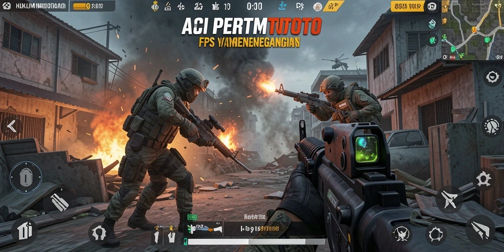 Tampilan menyeramkan dari pertempuran di HUKUMTOTO.