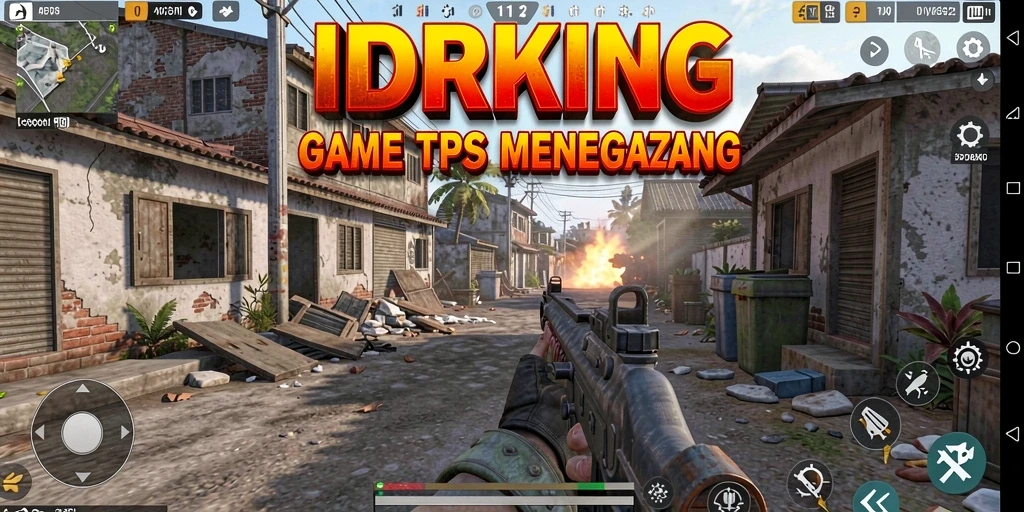 Tampilan gameplay menegangkan di IDRKING dengan aksi yang seru.