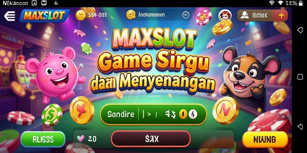 Tampilan gameplay seru MAXSLOT yang menarik dan interaktif.
