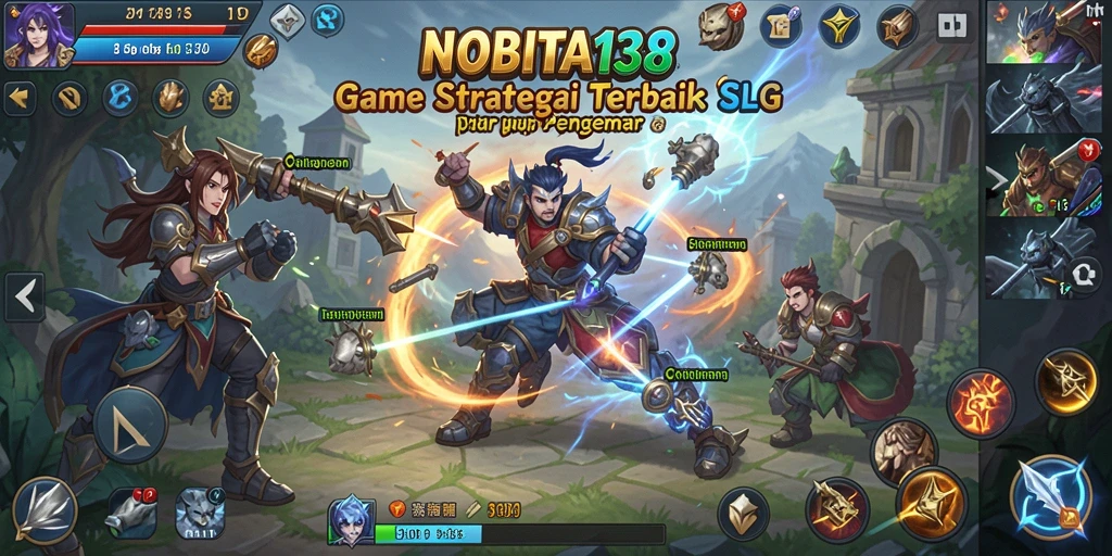 Screenshot dari gameplay menarik NOBITA138 yang menunjukkan aksi strategis.
