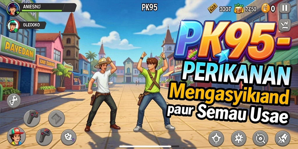 Screenshot PK95 menampilkan aksi yang mendebarkan dalam permainan Arcade.