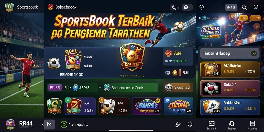 Tampilan gameplay Sportsbook RR44 yang menarik dan interaktif.