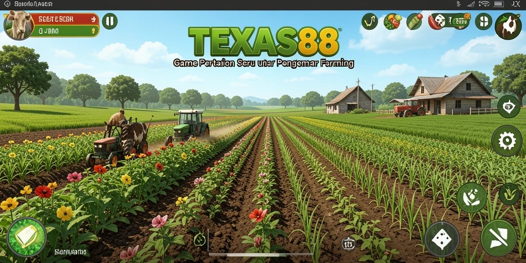 Gameplay TEXAS88 yang seru dalam bertani dan berkebun.